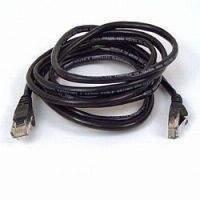 RJ45 CAT-5e Snagless Molded Patch Cable Black 15m (49.2ft)