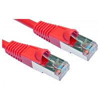 rj45 patch lead shielded cat5e 3m red