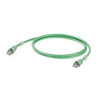 rj49 networks cable cat 5 sftp 050 m green flame retardant incl detent ...