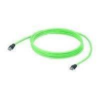 RJ49 Networks Cable CAT 5, CAT 5e SF/UTP 10 m Green Flame-retardant, incl. detent Weidmüller