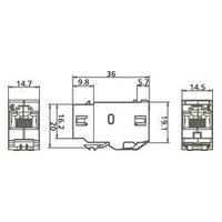 RJ45 module E-DAT CAT 6 Metz Connect 1309A0-I