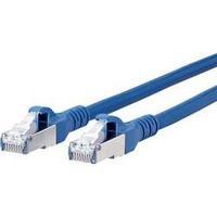 RJ49 Networks Cable CAT 6A S/FTP 7 m Blue incl. detent Metz Connect