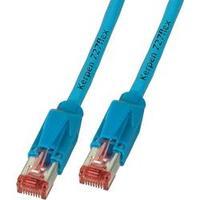 rj49 networks cable cat 6 sftp 050 m blue flame retardant incl detent  ...