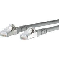 RJ49 Networks Cable CAT 6A S/FTP 30 m Grey incl. detent Metz Connect