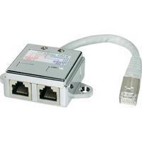 rj49 networks adapter cat 6 2x rj45 socket 1x rj45 plug 015 m metal ef ...