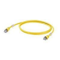 RJ49 Networks Cable CAT 6A S/FTP 0.50 m Yellow UL-approved Weidmüller