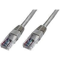 RJ49 Networks Cable CAT 5e U/UTP 1 m Grey UL-approved Digitus Professional