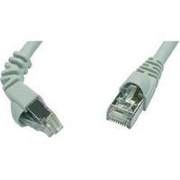 RJ49 Networks Cable CAT 6A S/FTP 5 m Grey Flame-retardant, incl. detent Telegärtner