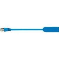 rj49 networks adapter cat 7 1x rj45 plug 1x rj45 socket 020 m blue tel ...