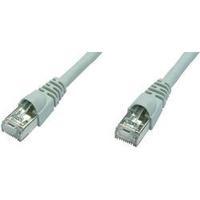 RJ49 Networks Cable CAT 6A S/FTP 2 m White Flame-retardant, incl. detent Telegärtner