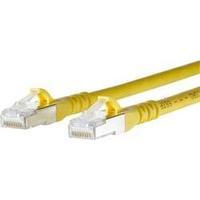 RJ49 Networks Cable CAT 6A S/FTP 1.50 m Yellow incl. detent Metz Connect