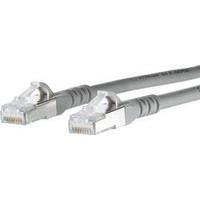 RJ49 Networks Cable CAT 6A S/FTP 1.50 m Grey incl. detent Metz Connect