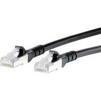 RJ49 Networks Cable CAT 6A S/FTP 5 m Black incl. detent Metz Connect