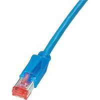 rj49 networks cable cat 6 sftp 050 m blue flame retardant incl detent  ...