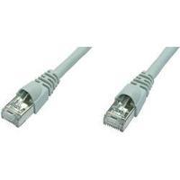 RJ49 Networks Cable CAT 6A S/FTP 3 m White Flame-retardant, incl. detent Telegärtner