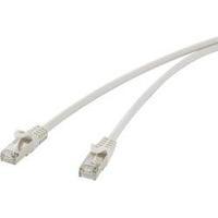 rj49 networks cable cat 5e futp 30 m grey incl detent renkforce