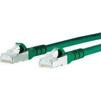 RJ49 Networks Cable CAT 6A S/FTP 1.50 m Green incl. detent Metz Connect