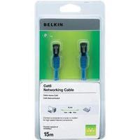 rj49 networks cable cat 6 sftp 15 m blue incl detent belkin