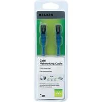 rj49 networks cable cat 6 sftp 1 m blue incl detent belkin