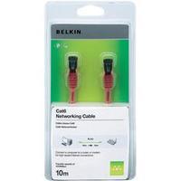 RJ49 Networks Cable CAT 6 S/FTP 10 m Red incl. detent Belkin