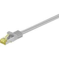 RJ49 Networks Cable S/FTP 0.25 m Grey incl. detent, gold plated connectors Goobay