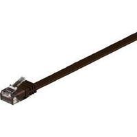 RJ49 Networks Cable CAT 6 U/UTP 0.50 m Dark brown highly flexible Goobay