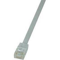 RJ49 Networks Cable CAT 6 U/UTP 7.50 m White highly flexible LogiLink