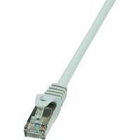 rj49 networks cable cat 6 futp 10 m grey incl detent logilink