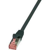 RJ49 Networks Cable CAT 6 S/FTP 5 m Black Flame-retardant, incl. detent LogiLink