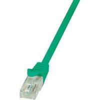 RJ49 Networks Cable CAT 5e U/UTP 0.25 m Green incl. detent LogiLink