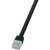 RJ49 Networks Cable CAT 6 U/UTP 5 m Black highly flexible LogiLink