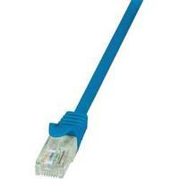 RJ49 Networks Cable CAT 5e U/UTP 3 m Blue incl. detent LogiLink