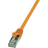 RJ49 Networks Cable CAT 6 F/UTP 2 m Orange incl. detent LogiLink