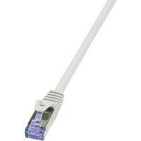 RJ49 Networks Cable S/FTP 1 m Grey gold plated connectors, Flame-retardant, incl. detent LogiLink