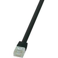 RJ49 Networks Cable CAT 6 U/UTP 2 m Black highly flexible LogiLink