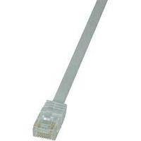 RJ49 Networks Cable CAT 6 U/UTP 1 m White highly flexible LogiLink