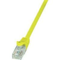 RJ49 Networks Cable CAT 6 U/UTP 7.50 m Yellow incl. detent LogiLink