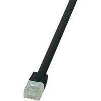 RJ49 Networks Cable CAT 6 U/UTP 0.50 m Black highly flexible LogiLink