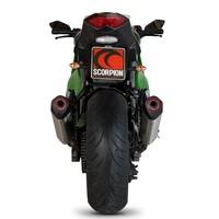 RKA87SEO - Scorpion Serket Stainless Oval Exhaust - Kawasaki Z1000 10>Current