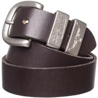 rm williams 3 piece buckle work belt chestnut brown 34