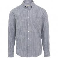 rm williams collins shirt bluebrownnavy medium