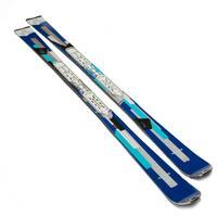 rossignol womens unique 6 skis with xelium saphir 110 bindings blue