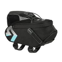 ROSWHEEL Reflective Bicycle Bag Saddle Bag Outdoor Cycling MTB Mountain Bike Seat Rear Bag Tail Bag Pouch Tool Bag with Water Bottle Holder