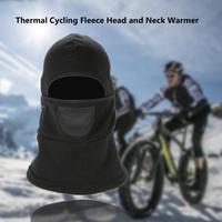 ?ROCKBROS Thermal Cycling Fleece Dust-proof Windproof Winter Neck Warmer Collar Headscarf Face Mask Caps MTB Mountain Black Masks Guard Head Cover Out