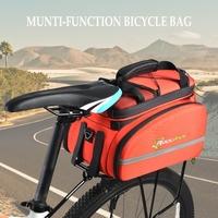 ROCKBROS 12L Cycling Rear Back Saddle Pack Bag Bicycle cycle Multi-functional Rear Pack Trunk Pannier Bike Bicycle Rear Carrier Bags