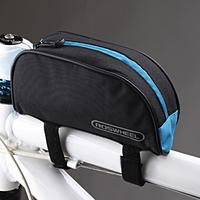 Roswheel Bicycle Cycling Frame Front Top Tube Bag Outdoor Mountain Bike Pouch 1L Black & Blue 12654