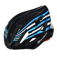 ROCKBROS Rechargeable 18 Integrated Flow Vents Road Bike MTB Protective In-mold Helmet with Tail Light 3 Modes 6 Colors