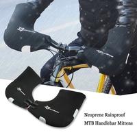 rockbros neoprene rainproof winter unisex mtb motor cycling handlebar  ...