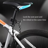 ROCKBROS Mini Foldable Chain Lock Bicycle Bike Cycle Security Lock Strong Black