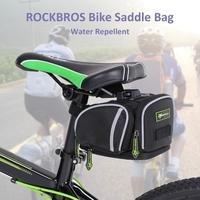 ROCKBROS Outdoor Water Repellent Road Bike Saddle Bag MTB Bicycle Seat Bag Tail Rear Pouch Package
